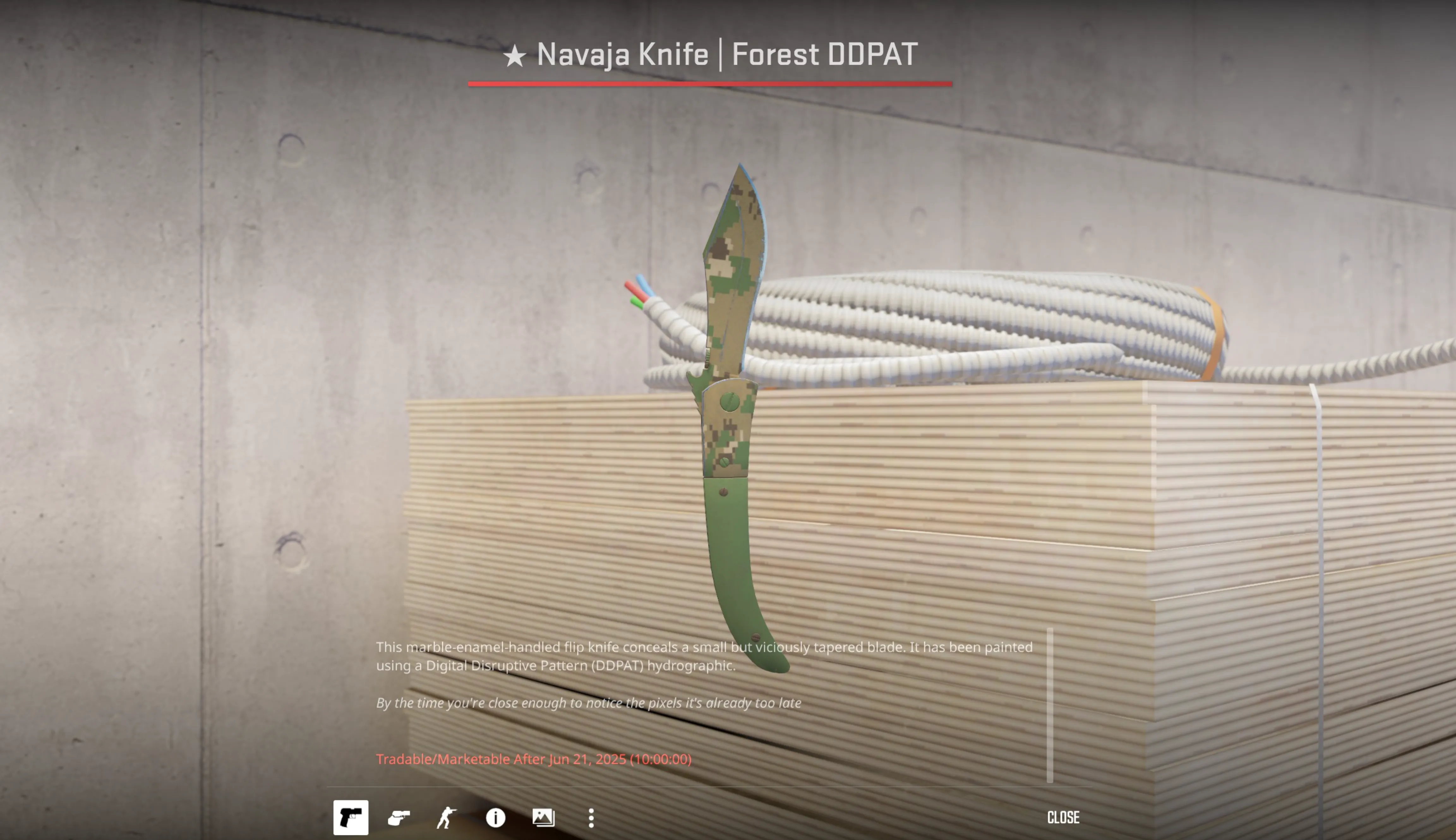 Navaja Knife Forest DDPAT